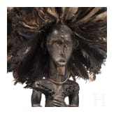 Reliquiarsdeckel mit Aufsatz sowie Maske, Fang Ngumba/Senufo, Gabon/Kamerun/Mali