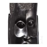 Drei Masken, Maasai/Kota/Chokwe oder Dan, Kenia/Gabon