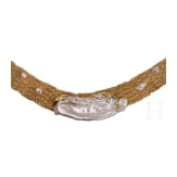 Goldcollier mit Drachenperle