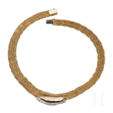 Goldcollier mit Drachenperle