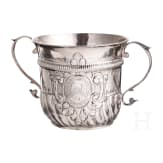 Silberner Porringer (Napf), London, Richard Bayley oder Edward Barnett, 1722
