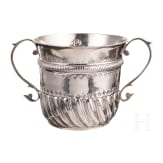 Silberner Porringer (Napf), London, Richard Bayley oder Edward Barnett, 1722