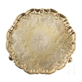 Vergoldete Zierschale (Salver), London, Lewis Pantin, 1734