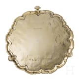 Vergoldete Zierschale (Salver), London, Lewis Pantin, 1734