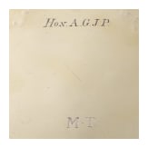 Vergoldete Zierschale (Salver), London, Lewis Pantin, 1734