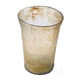 Glasbecher, deutsch oder Niederlande, um 1600