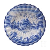 Zwei Fayence-F&auml;cherplatten, Frankfurt/Hanau, um 1700