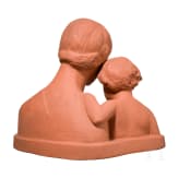 Josef Limburg (1874 - 1955), Mutter mit Kind (Nr. 607), Cadinen-Manufaktur, Berlin, 1. H&auml;lfte 20. Jhdt.