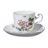 Porzellantasse mit Untertasse, Meissen, um 1780