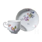 Porzellantasse mit Untertasse, Meissen, um 1780