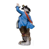 Porzellanfigur "Tanzender Kavalier", Meissen, um 1890
