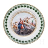 Bildteller mit Allegorie, Meissen, um 1820