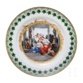 Bildteller mit Allegorie, Meissen, um 1820