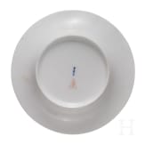 Facettierte Tasse mit Untertasse, KPM, Berlin, 1. H&auml;lfte 19. Jhdt.
