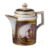 Fein bemaltes Milchk&auml;nnchen, Berlin, KPM, um 1800