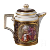 Fein bemaltes Milchk&auml;nnchen, Berlin, KPM, um 1800