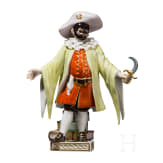 Porzellanfigur "Dottore" aus der Commedia Dell-Arte, Johann Joachim Kaendler, 1775 (Entwurf), Meissen, 2. H&auml;lfte 20. Jhdt.