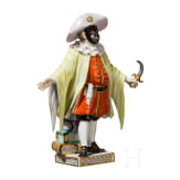 Porzellanfigur "Dottore" aus der Commedia Dell-Arte, Johann Joachim Kaendler, 1775 (Entwurf), Meissen, 2. H&auml;lfte 20. Jhdt.