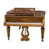 Reich intarsierter Luxus-Halbkonzertfl&uuml;gel, Klaviermanufaktur S&eacute;bastien & Pierre &Eacute;rard, London, 1862