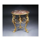 Seltener Salontisch aus Bronze im Empire-Stil, Frankreich, 20. Jhdt.