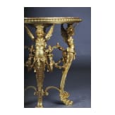 Seltener Salontisch aus Bronze im Empire-Stil, Frankreich, 20. Jhdt.