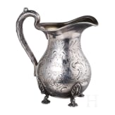 Sahnegie&szlig;er mit Zierhenkel, Russland, St. Petersburg, Carl Boianowski, 1844