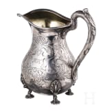 Sahnegie&szlig;er mit Zierhenkel, Russland, St. Petersburg, Carl Boianowski, 1844