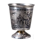 Niello-Fu&szlig;becher, Russland, Moskau, 1850 - 1858