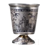Niello-Fu&szlig;becher, Russland, Moskau, 1850 - 1858
