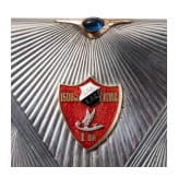 Massives Silber-Zigarettenetui, Russland, 1908 - 1917