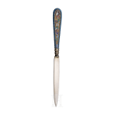 Cloisonn&eacute;-Email-Brief&ouml;ffner, Russland, Moskau, W. Akimow, um 1880