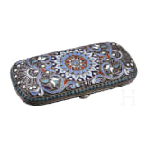 Cloisonn&eacute;-Email-Zigarettenetui, Russland, Moskau, Gustav Klingert, 1891 - 1896