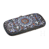 Cloisonn&eacute;-Email-Zigarettenetui, Russland, Moskau, Gustav Klingert, 1891 - 1896