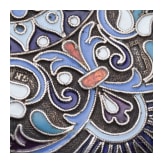 Cloisonn&eacute;-Email-Zigarettenetui, Russland, Moskau, Gustav Klingert, 1891 - 1896