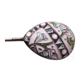 Cloisonn&eacute;-Email-L&ouml;ffel, Russland, Moskau, 1908 - 1917