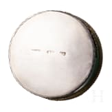 Kleine Guilloch&eacute;-Emaille-Deckeldose (Pillendose), 2. H&auml;lfte 20. Jhdt.