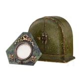 Mit Gold und Diamanten besetzter Nephrit-Fotorahmen im Stil von Faberg&eacute;