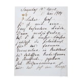 Gro&szlig;f&uuml;rstin Maria Pavlovna Romanova von Russland (1854 - 1920) - eigenh&auml;ndiger Brief mit Unterschrift