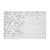 Gro&szlig;f&uuml;rstin Maria Pavlovna Romanova von Russland (1854 - 1920) - eigenh&auml;ndiger Brief mit Unterschrift