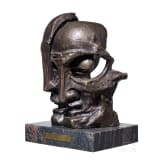 Bronze "Doppel Gesicht", Ernst Iossifowitsch Neiswestny (1925 in Swerdlowsk/Jekaterinburg - 2016 in New York)