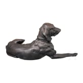 Hundefigur (Zeigerhund, Pointer), Sowjetunion, Eisenwerke Kasli, 20. Jhdt.