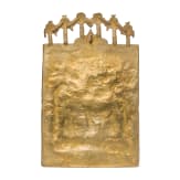 Zwei Bronzeikonen - Tetraptychon und erweiterte Deesis, Russland, 18./19. Jhdt.
