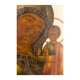 Ikone mit der Gottesmutter von Kasan (Kasankaja), Russland, Anfang 19. Jhdt.