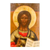 Ikone mit dem Christus Pantokrator, Russland, 19. Jhdt.