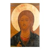 Ikone mit dem Christus Pantokrator, Russland, 19. Jhdt.