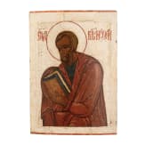 Gro&szlig;e Ikone mit dem Evangelisten Matth&auml;us, Russland, 18. Jhdt.