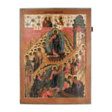 Monumentale Ikone mit der Anastasis, Russland, um 1800
