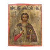 Gro&szlig;e Ikone mit dem Heiligen Demetrios von Thessaloniki, Russland, 2. H&auml;lfte 19. Jhdt.