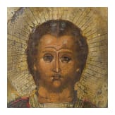 Gro&szlig;e Ikone mit dem Heiligen Demetrios von Thessaloniki, Russland, 2. H&auml;lfte 19. Jhdt.