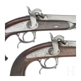 Ein Paar Offizierspistolen M 1833, 2. Modell